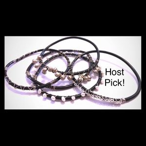 🎉Host Pick!🎉 Custom Black Jelly Bracelet